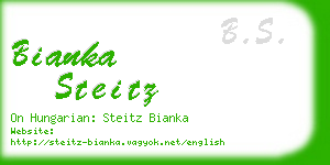 bianka steitz business card
